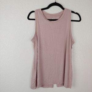 2/$15 Halogen Pink Basic Tank Top Size M